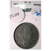 Image 1 : 1899 BARBER HALF DOLLAR ANACS EF-AU 45 NICE