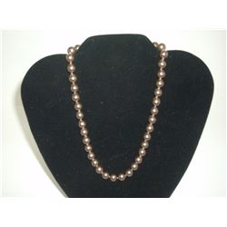 Vintage Richelieu Knotted Simulated Pearl Choker Necklace   Very Elegant