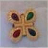 Image 1 : Colorful Broach/Pin Signed Liz Claiborne Inc 1 3/4"