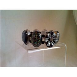 6" Black Stretch Bracelet from Catalina Island