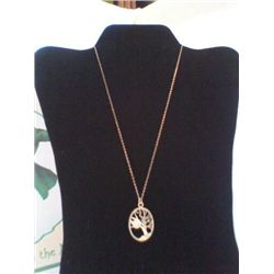 20" Vintage Silver Color Necklace With Intricate 1" Pendant Marked "208"