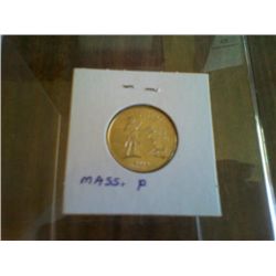 Uncirculated Statehood Quarter Massachusettes Philadelphia Mint