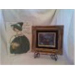 8x 9 framed 4x5 Print Under Glass