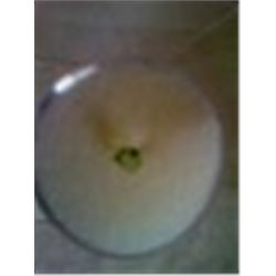 Faceted Green Gemstone From Gemstone Parcel Heart Shaped .25"