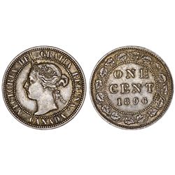 Canada. AE 1 Cent 1896. Nice XF