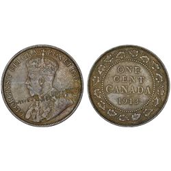 Canada. AE 1 Cent  1913. AXF