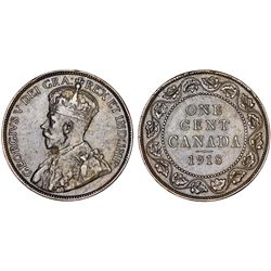 Canada. AE 1 Cent  1918. Choice XF
