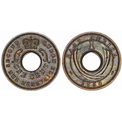 East Africa. British Rule. AR 1 Cent 1956. Choice UNC.