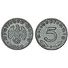 Germany. Third Reich. 5 Reichsfenning 1939 G (Swastika) VF.