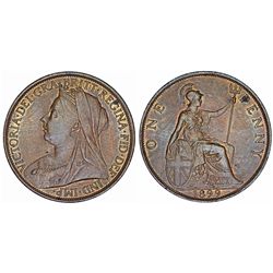 Great Britain. Queen Victoria (1837-1901). Æ Penny 1899. AU