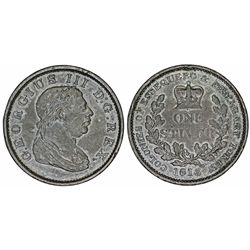 British Essequibo & Demerary (modern Guyana). George III (1760-1820). AE Stiver 1813. aVF.