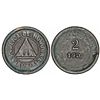 Honduras. Republic. AE 2 Centavos 1920. Fine, Scarce