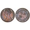 Hong Kong. Queen Victoria. AE 1 Cent 1865. XF.