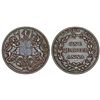 British East India Company. William III (1835-1840). AE 1/4 Anna 1835. Choice XF