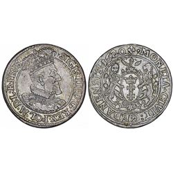 Poland. City of Danzig. Sigismund III (1587-1632). Silver 1/4 Taler 1620. XF. Rare