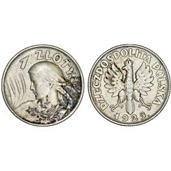 Poland. II Republic (1918-1939). AR 1 Zloty 1925. XF