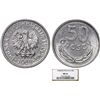 Poland. PRL (1945-1989) RARE Aluminium 50 Groszy 1968 MW. NGC MS65.