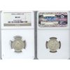 South Africa. Silver 5 Cents 1964. NGC MS65