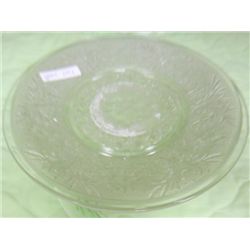 4 pc - Crystal Sandwich Hocking dinner plates