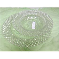2 pc - Miss American crystal - bowl