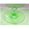 Image 1 : Green Spiral Sandwich server with center handle