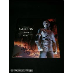 Michael Jackson Signed HIStory Page