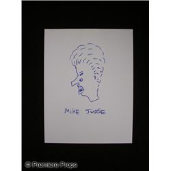 Mike Judge Signed Drawing