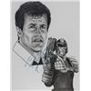 Image 1 : Sylvester Stallone Signed Painting