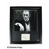 Image 1 : Peter Cushing Framed and Signed Postcard
