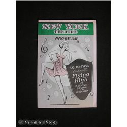 Flying High Screen Used Program