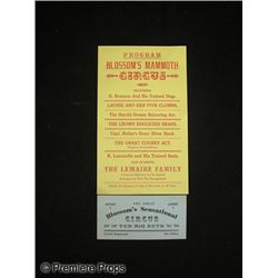 Doctor Doolittle Screen Used Ticket and Program