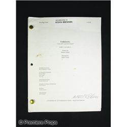 Tarzan: The Epic Adventures Script Signed by Walter Phelan
