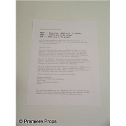 Man on a Ledge Explosive Entry Paper Movie Props