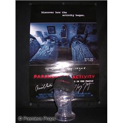 Paranormal Activity 3 Signed Poster and Hat