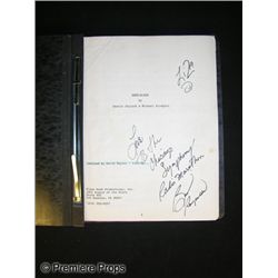 Burt Reynolds and Liza Minnelli Signed Script