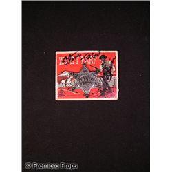 Hugh O'Brian Signed Toy Badge