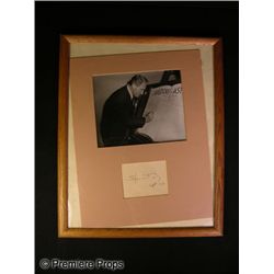 Framed and Matted Spencer Tracy Signature