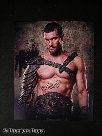 Andy Whitfield Signed Spartacus Photo
