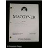 Image 1 : MacGyver Production Script