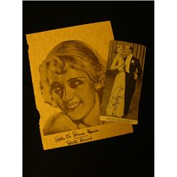 Bette Davis and Ginger Rogers Signed Items