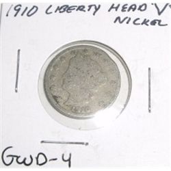 1910 Liberty Head "V" Nickel *GOOD-4 CONDITION*!!