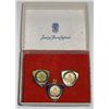 Image 1 : **FEATURED** Authentic 1973 Richard NIXON*INAUGURAL BALL* Cuff Links and Pendant in Original *PRESID