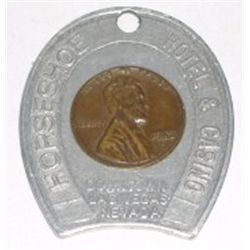 1962-D Lincoln Cent in a *HORSESHOE HOTEL & CASINO* Holder!!