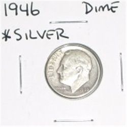 1946 Roosevelt *SILVER* Dime!!