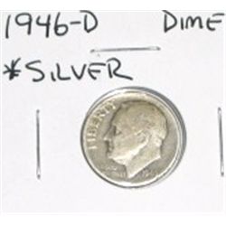 1946-D Roosevelt *SILVER* Dime!!