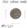 Image 1 : 1901 Indian Head Penny *RARE MS-63+ HIGH GRADE*!!