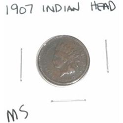 1907 Indian Head Penny RARE *MS HIGH GRADE*!!