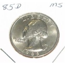 1985-D Quarter *MS HIGH GRADE*!!!