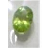 Image 1 : .75 ct Natural Green Peridot Oval Cut & Faceted *BETTER GRADE*!!!
