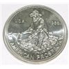 Image 1 : 1986 ENGLEHARD *PROSPECTOR* 1oz .999 SILVER Bullion Coin! Coin Actually weighs 1.10oz!!